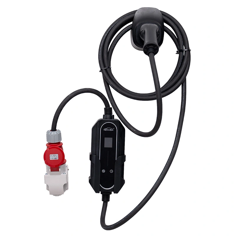 3.5kW Portable AC EV Charger with Acrylic Housing for Home & Travel